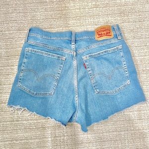 Levi’s High Rise Denim Shorts